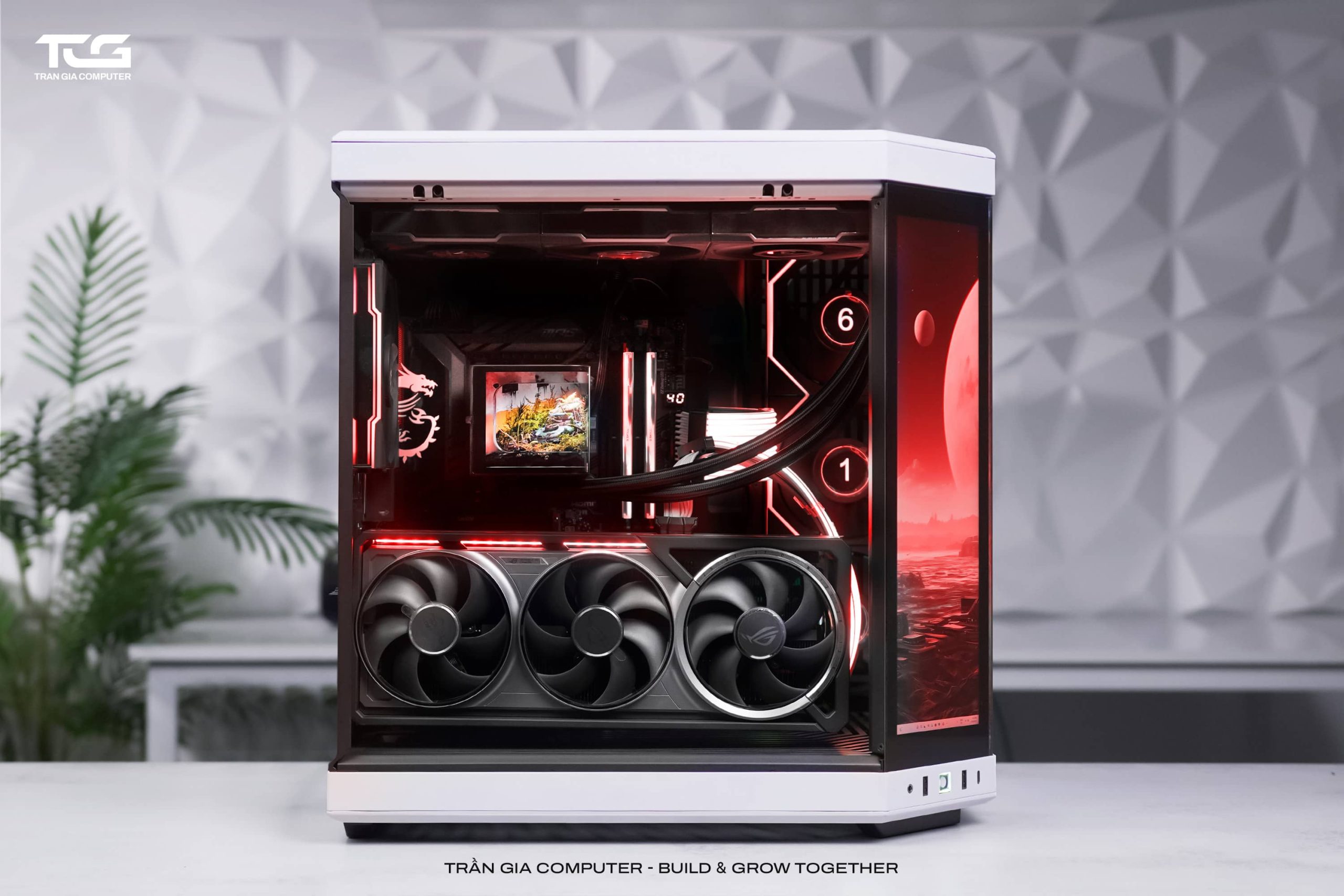 PC HI-END HYTE Y70 INFINITY TOUCH retouch TRẦN GIA COMPUTER I 2