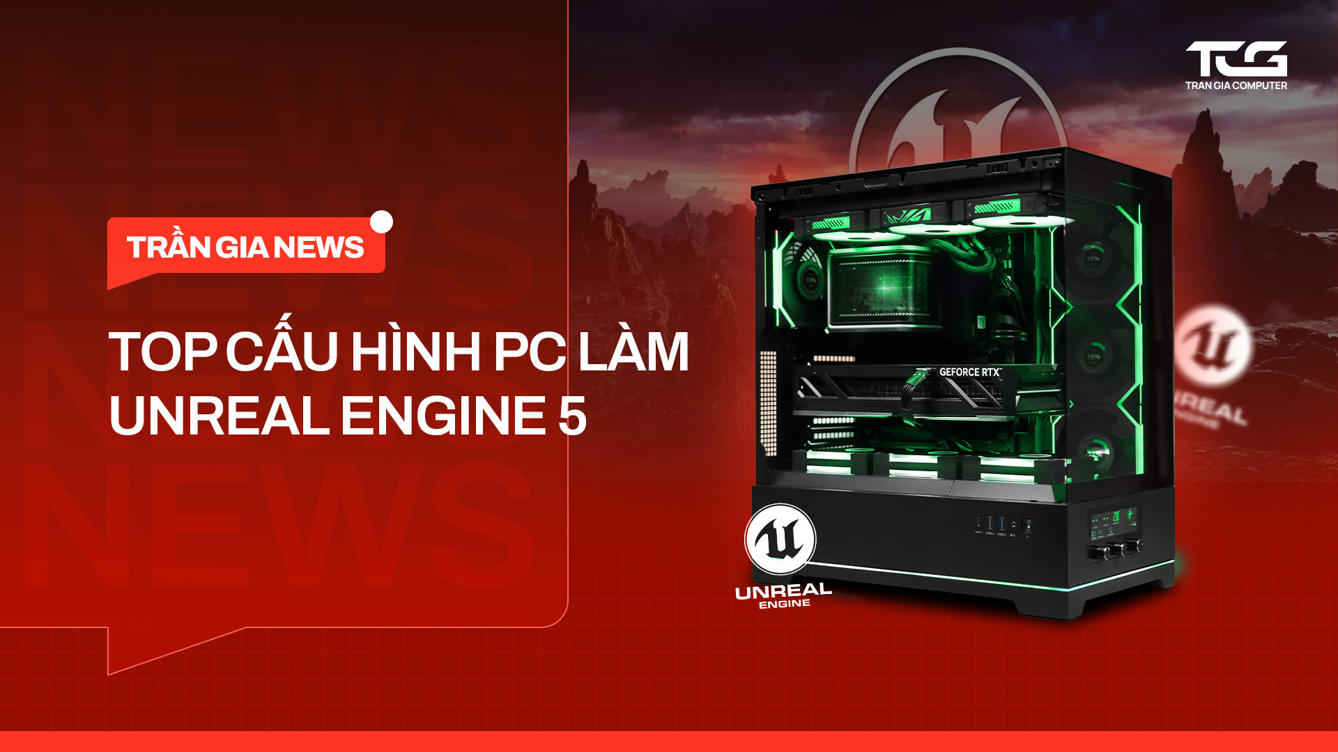 top cấu hình pc làm unreal engine 5