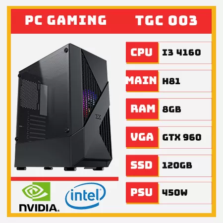 Pc Gaming i3 4160 gtx 960
