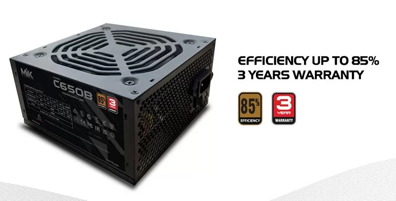 NGUỒN MIK SPOWER C650B - 650W Bronze