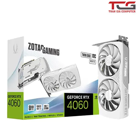 Card màn hình Zotac RTX 4060 8GB Twin Edge White Edition