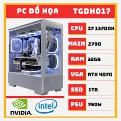 PC Đồ họa i7 13700K RTX4070 12GB
