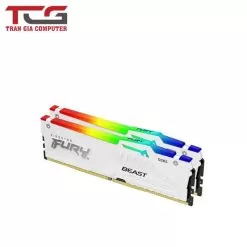 RAM DESKTOP KINGSTON FURY BEAST RGB 32GB WHITE DDR5 5600MHZ