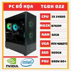 PC Đồ Họa i5 14500 RTX 4060Ti 16GB RAM 32G 1408