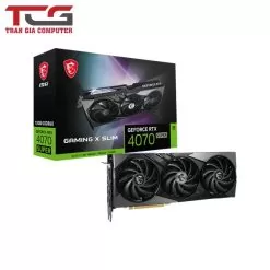 Card màn hình MSI GeForce RTX 4070 SUPER 12G GAMING X SLIM 