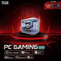 PC GAMING Ryzen 7 7800X3D RX 7600 | RAM 32GB | SSD 500GB - TGPCGMN043