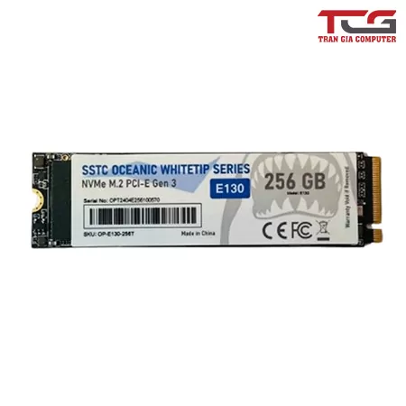 Ổ cứng SSD SSTC Oceanic Whitetip E130 256GB NVMe M.2 PCIe Gen 3