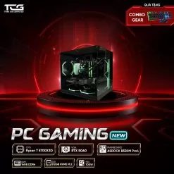 PC Gaming Ryzen 7 5700X3D RTX 5060 | RAM 16GB | SSD 512GB Chuyên Game